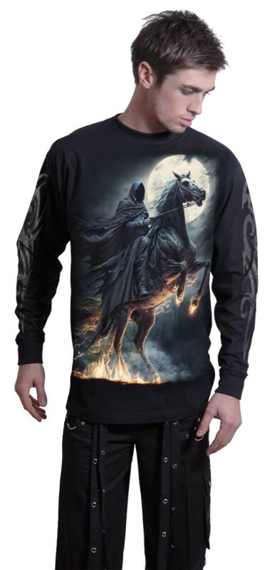 EMP "Shadow Rider" Langarmshirt Schwarz Von Spiral