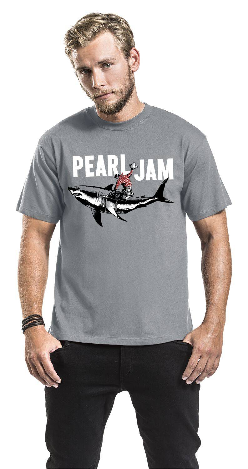 EMP "Shark Cowboy" T-Shirt Grau Von Pearl Jam