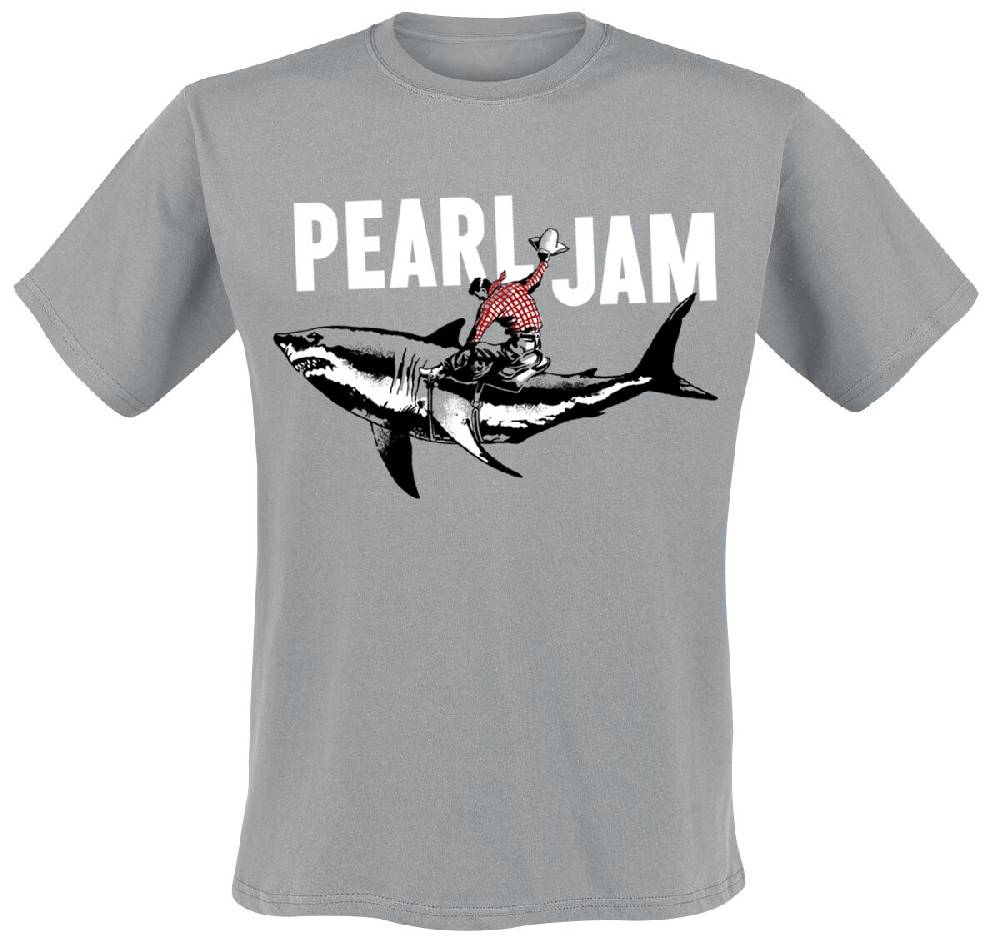 EMP "Shark Cowboy" T-Shirt grau von Pearl Jam