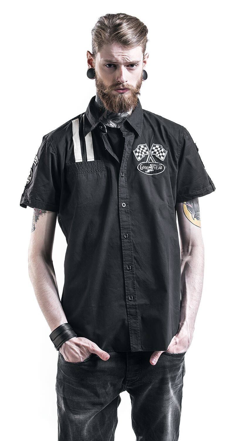EMP "Shinrock" Kurzarmhemd Schwarz Von GoodYear