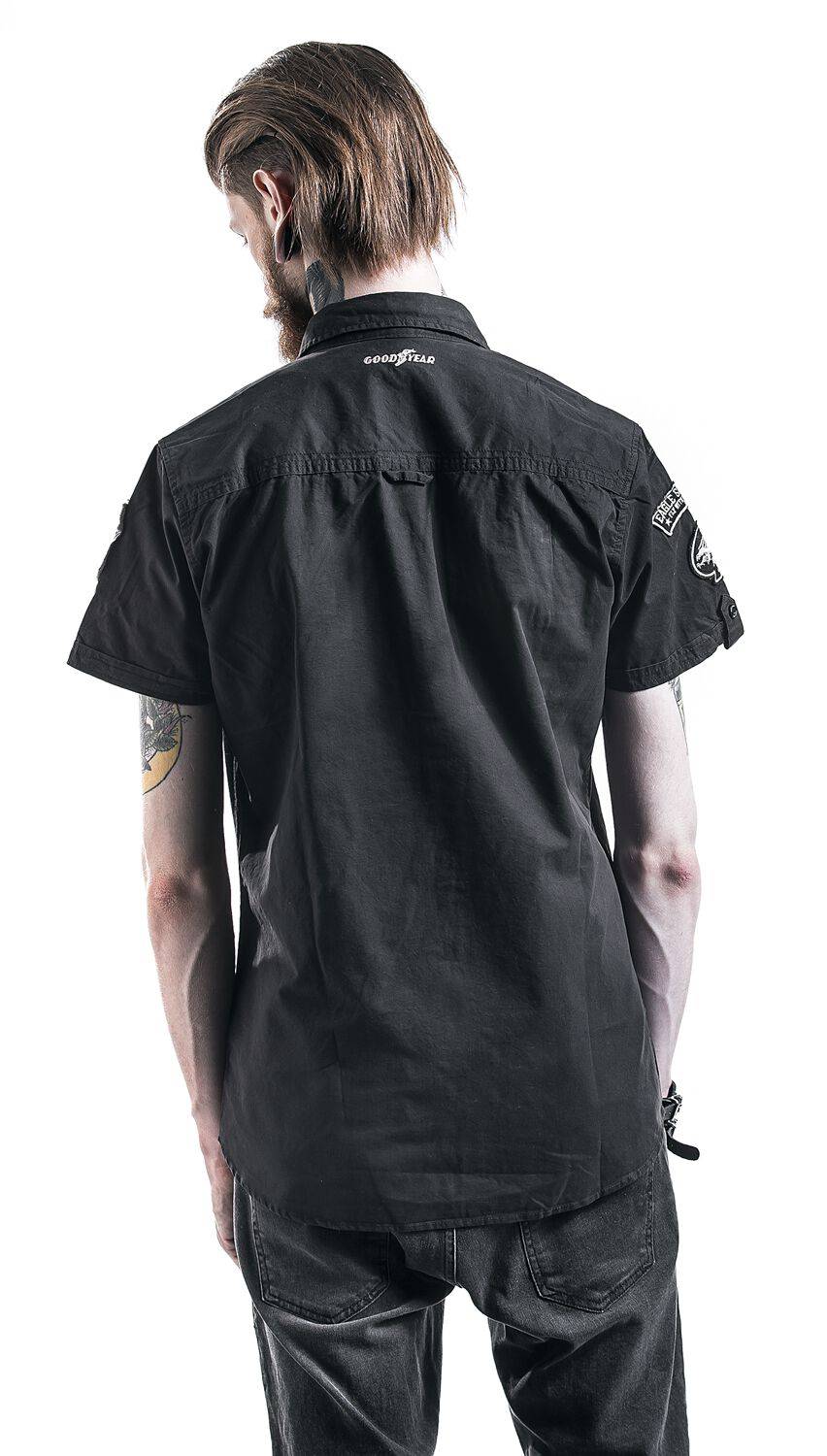 EMP "Shinrock" Kurzarmhemd Schwarz Von GoodYear