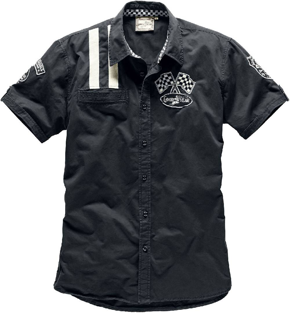 EMP "Shinrock" Kurzarmhemd schwarz von GoodYear