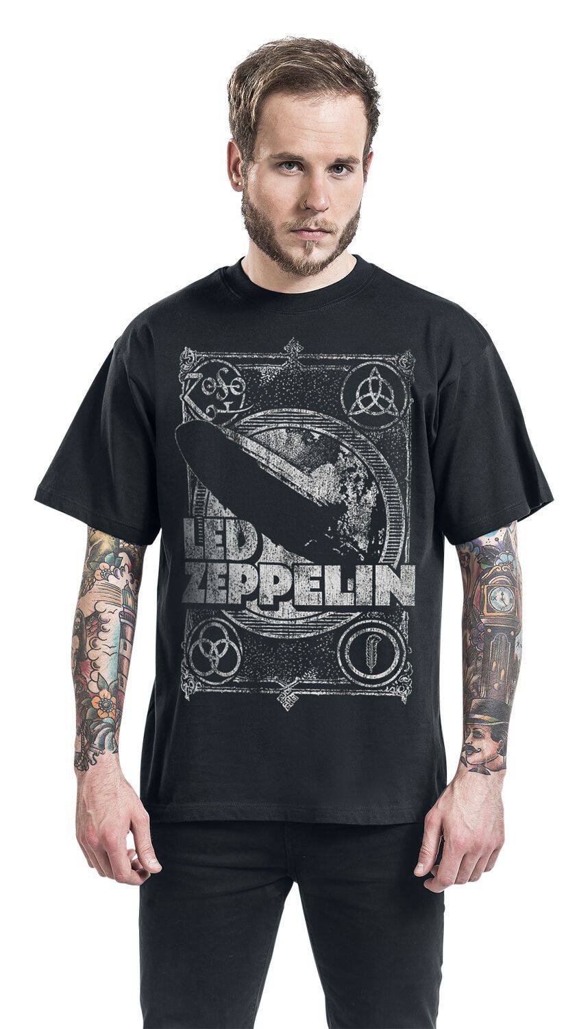 EMP "Shook Me" T-Shirt Schwarz Von Led Zeppelin