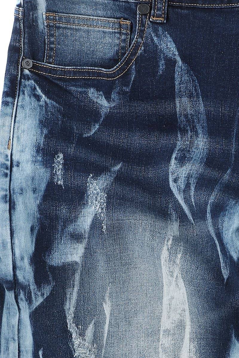 EMP Short Blau Von Rock Rebel By EMP