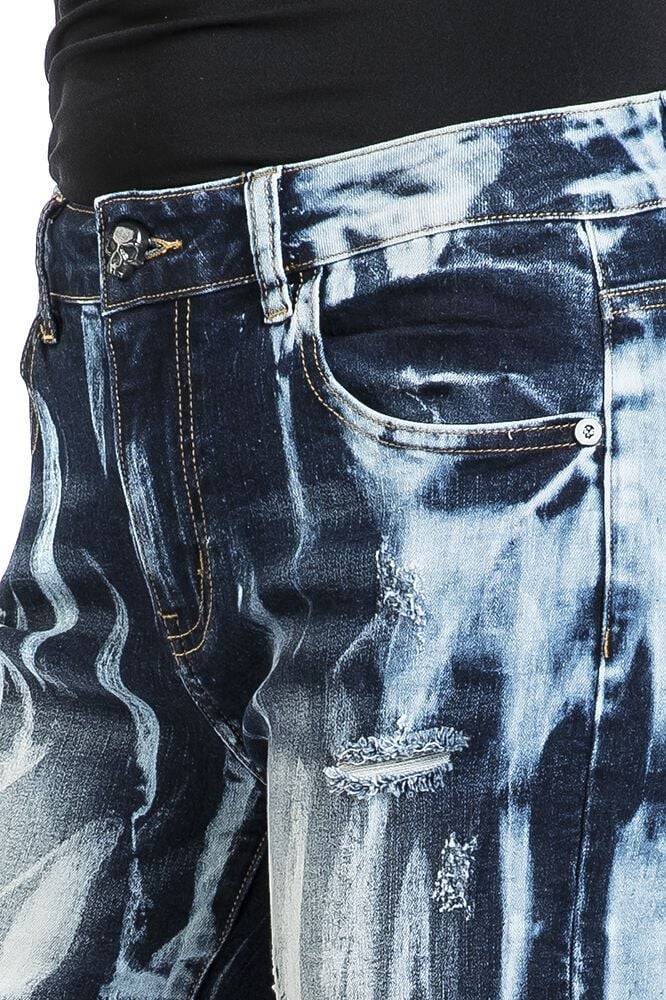 EMP Short Blau Von Rock Rebel By EMP