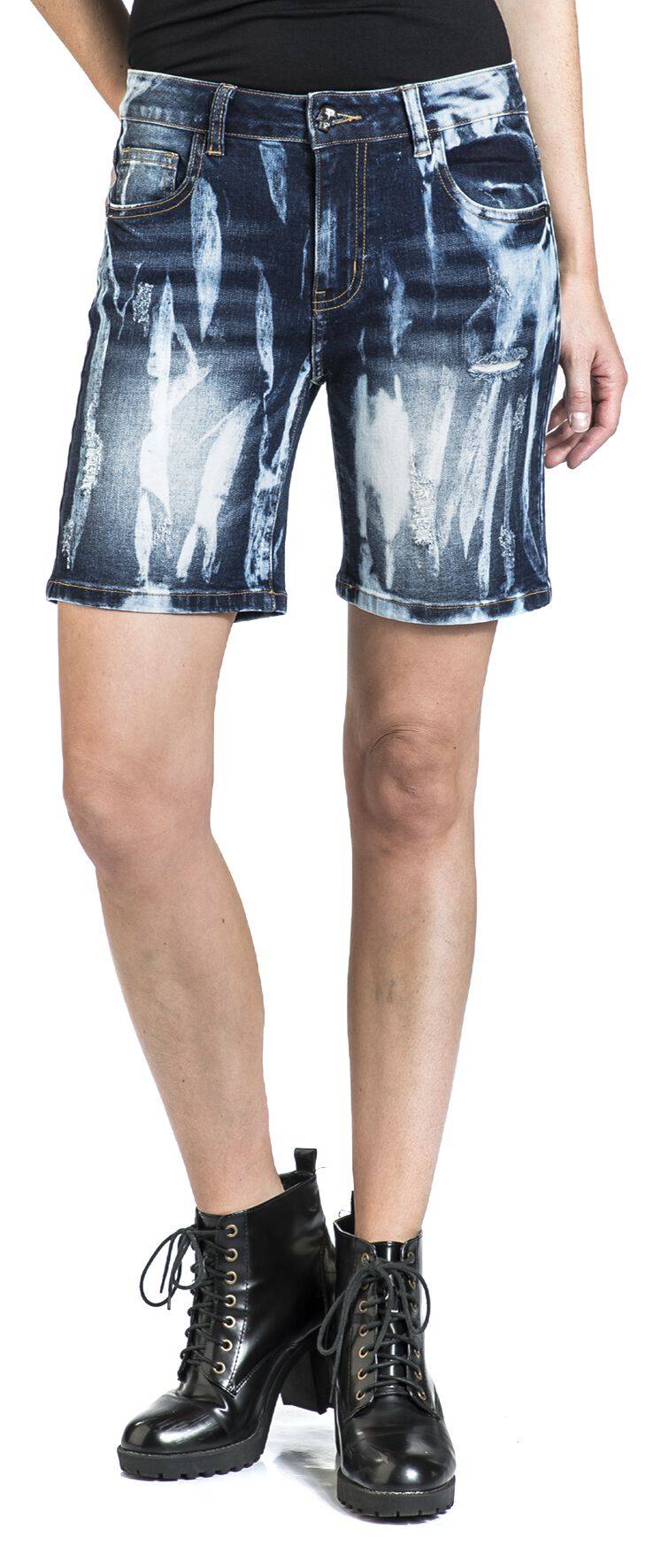 EMP Short Blau Von Rock Rebel By EMP