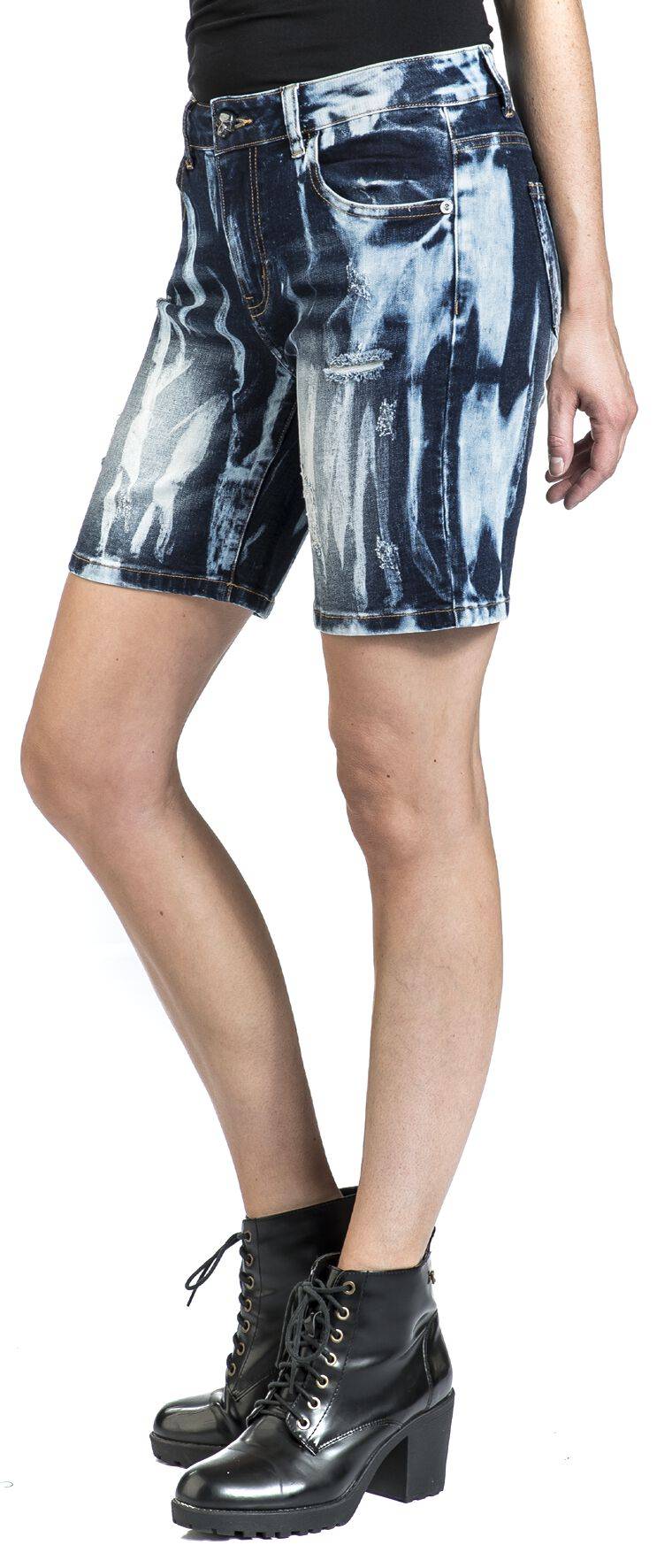 EMP Short Blau Von Rock Rebel By EMP