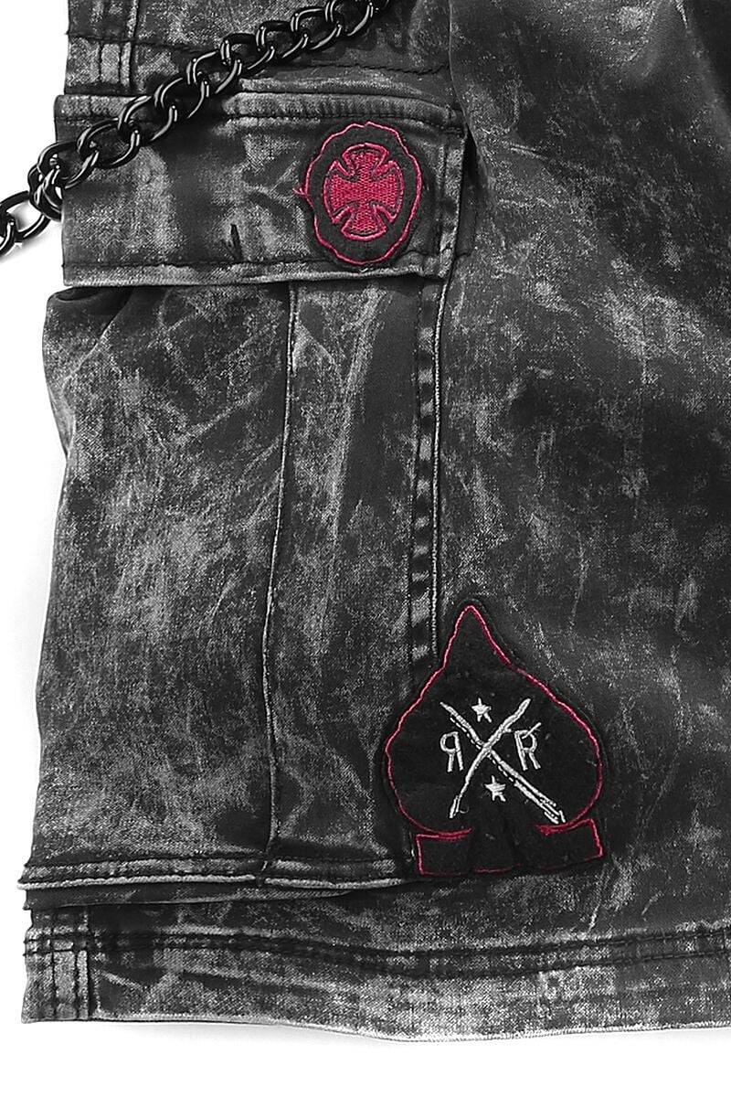 EMP Short Dunkelgrau Von Rock Rebel By EMP
