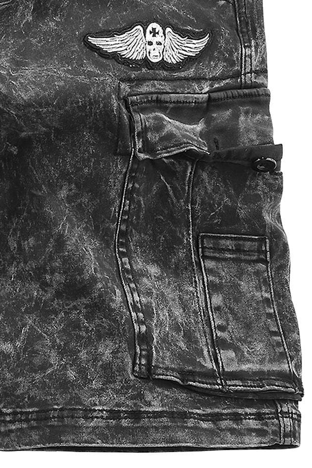 EMP Short Dunkelgrau Von Rock Rebel By EMP