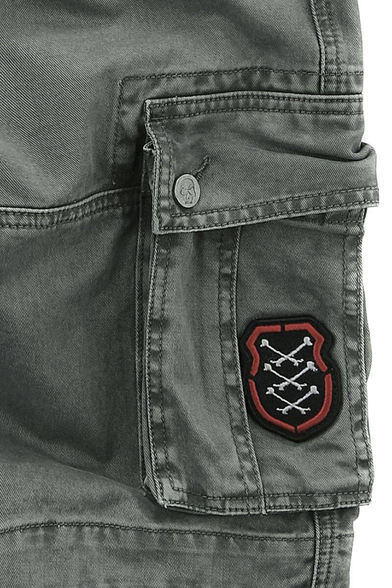 EMP Short Grau Von Rock Rebel By EMP