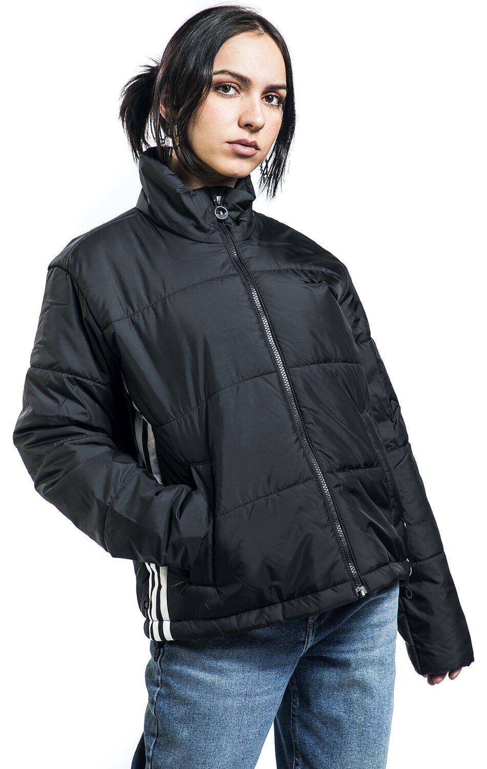 EMP "Short Puffer" Übergangsjacke Schwarz Von Adidas