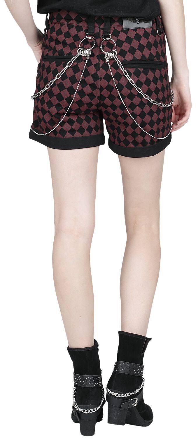 EMP Short Rot/schwarz Von Rock Rebel By EMP