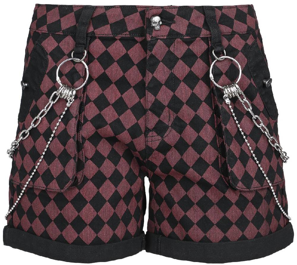 EMP Short rot/schwarz von Rock Rebel by EMP