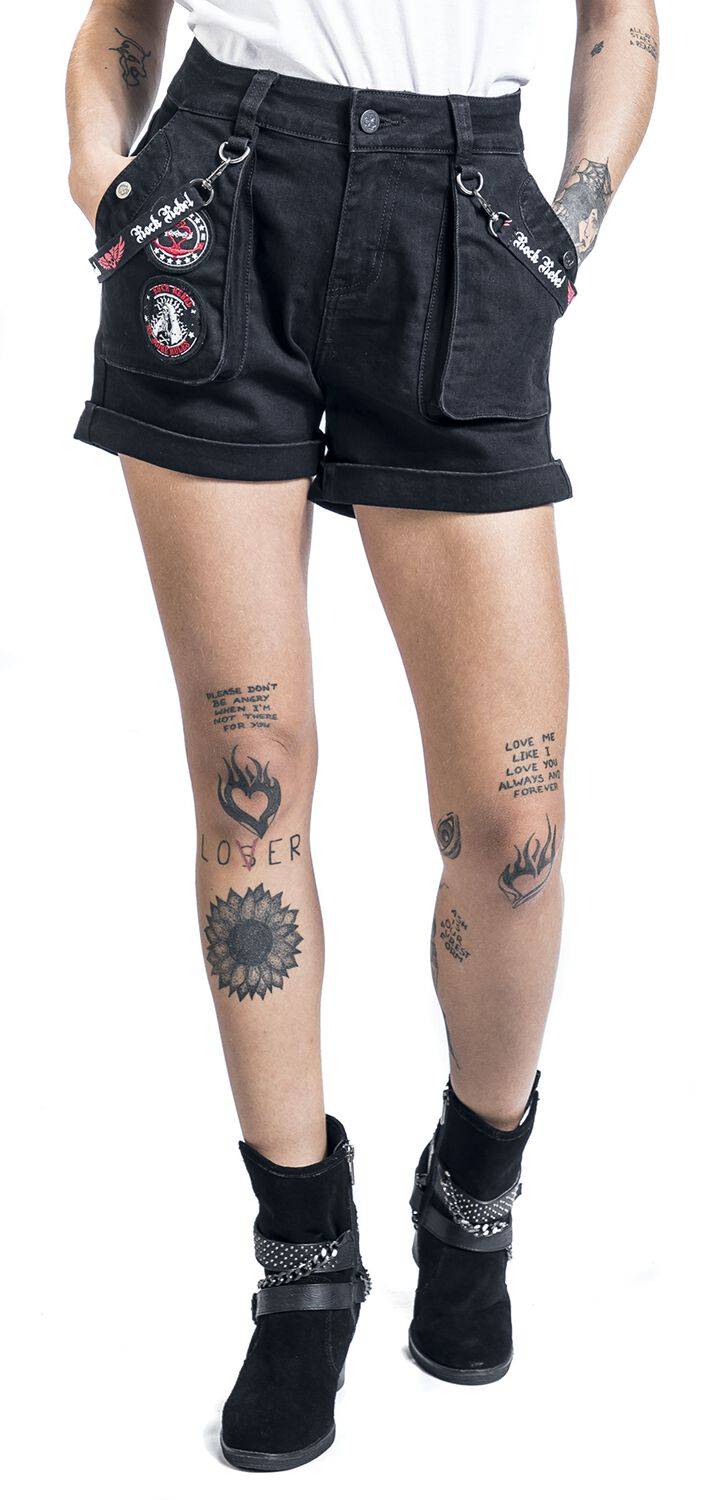 EMP Short Schwarz Von Rock Rebel By EMP