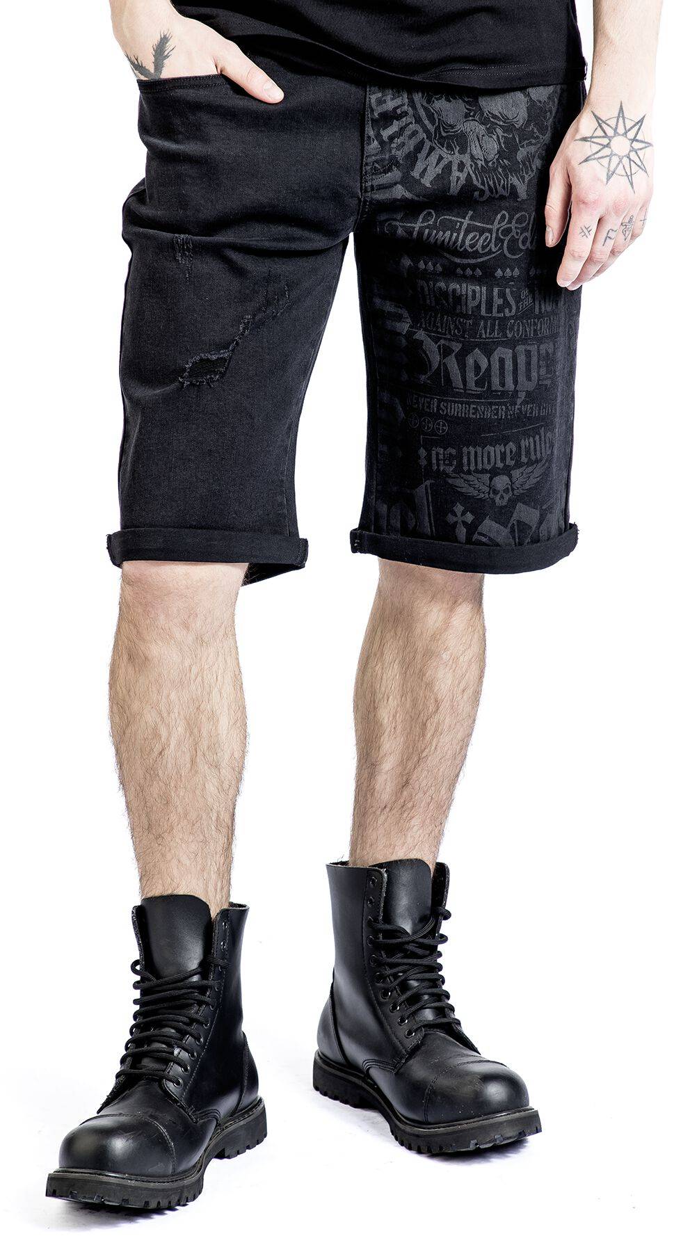 EMP Short Schwarz Von Rock Rebel By EMP