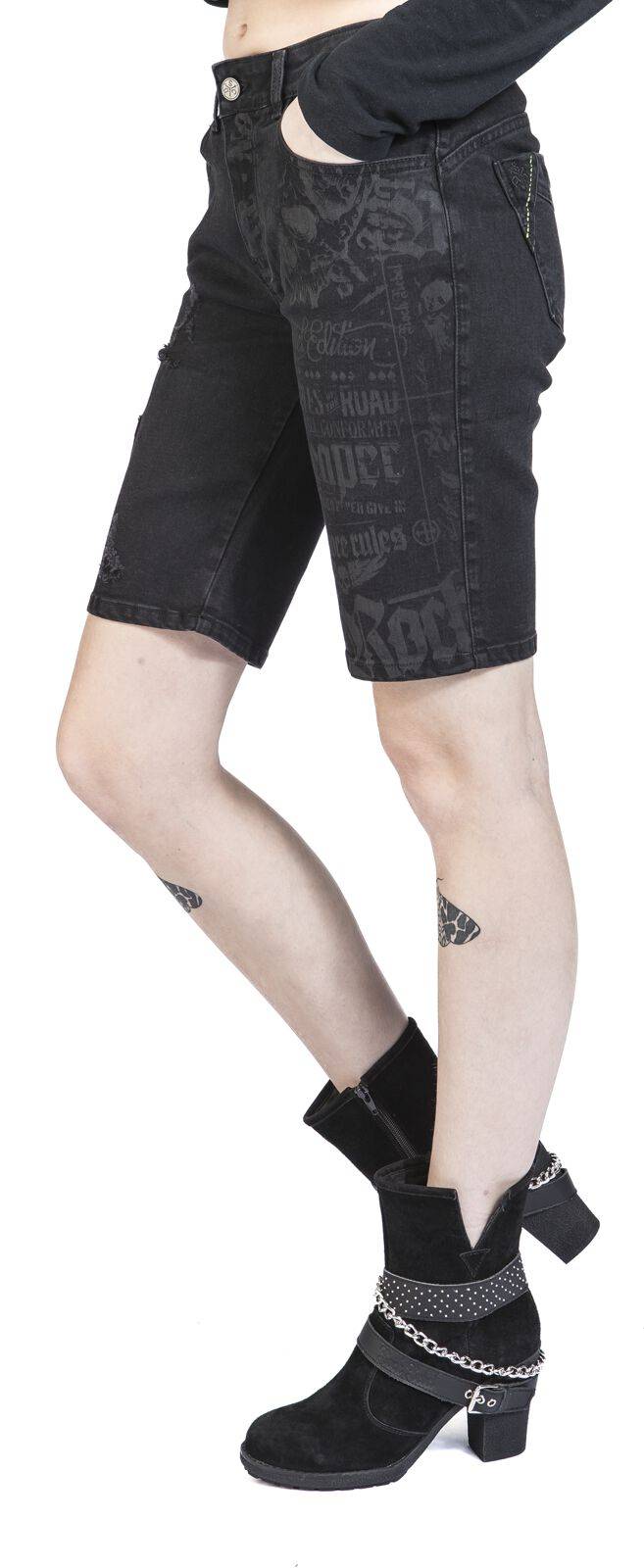 EMP Short Schwarz Von Rock Rebel By EMP