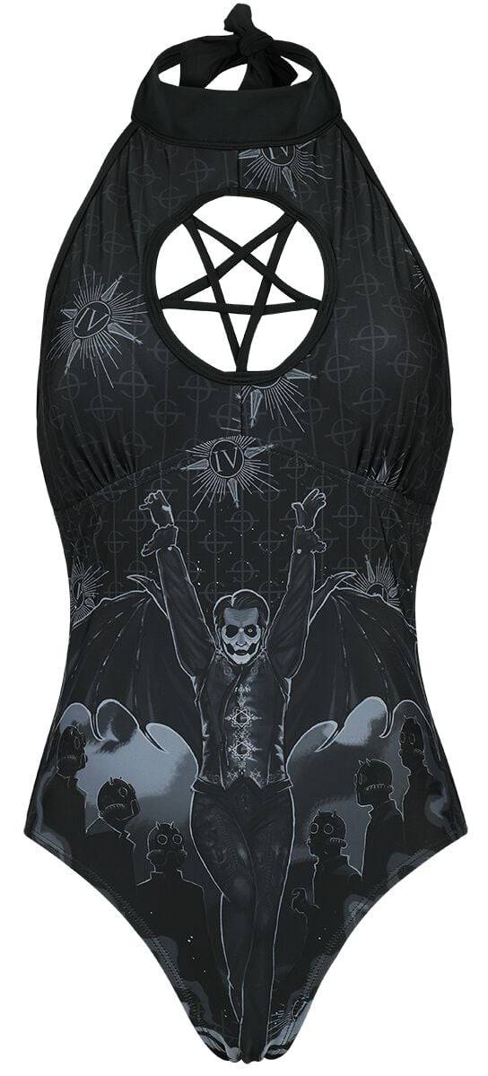 EMP "EMP Signature Collection" Badeanzug schwarz von Ghost
