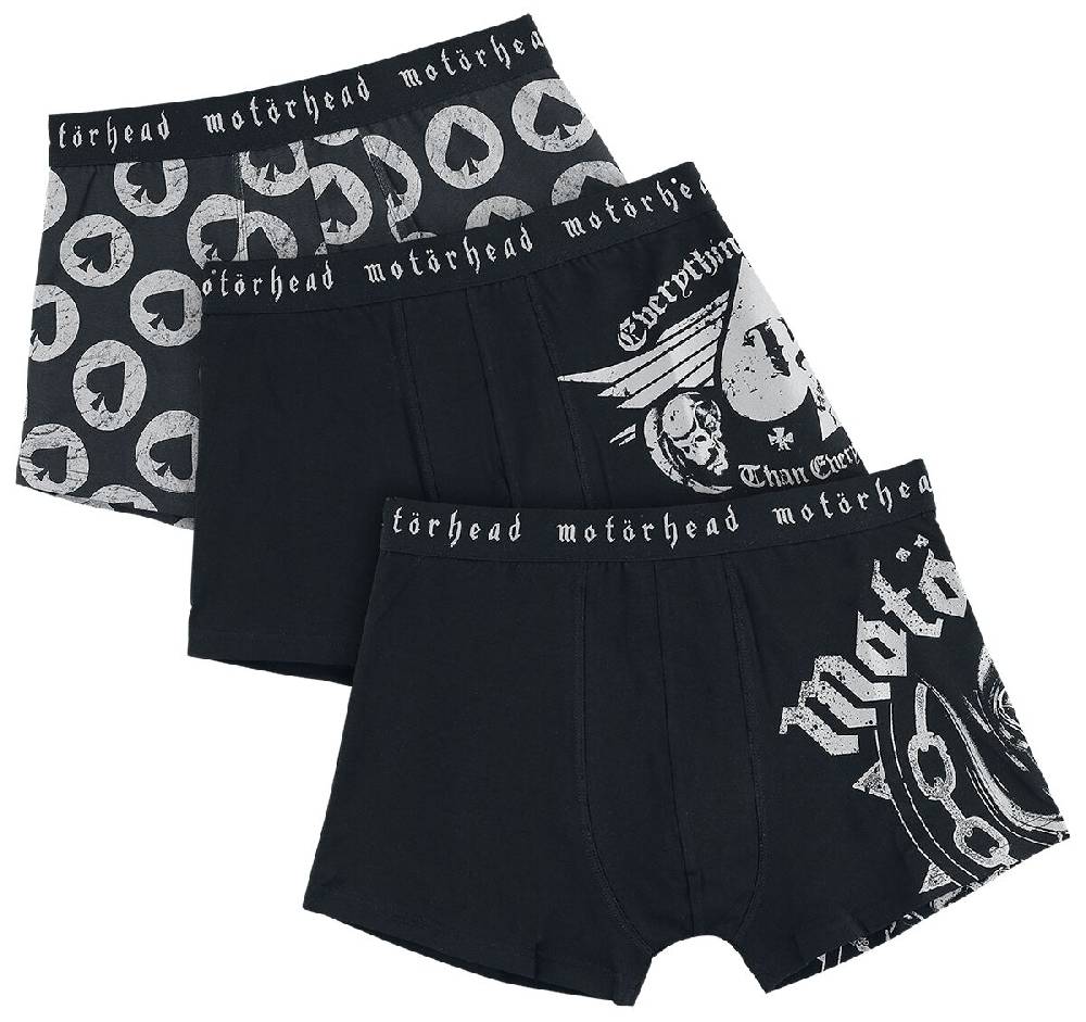 EMP "EMP Signature Collection" Boxershort-Set schwarz von Motörhead