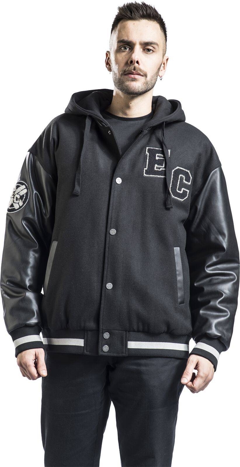 EMP "EMP Signature Collection" Collegejacke Schwarz/grau Von Electric Callboy