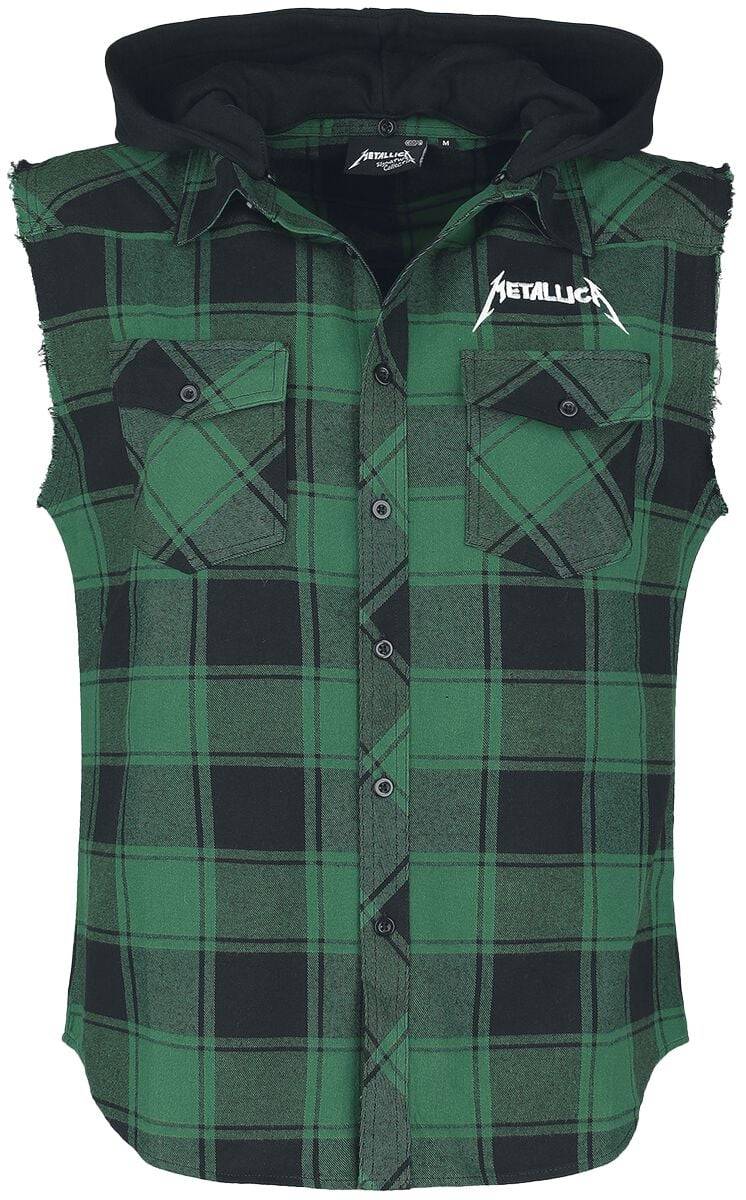 EMP "EMP Signature Collection" Flanellhemd grün/schwarz von Metallica