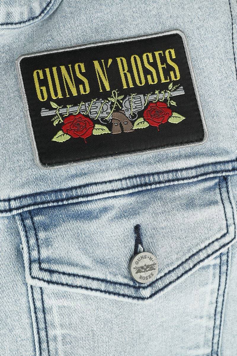 EMP "EMP Signature Collection" Jeansjacke Hellblau/schwarz Von Guns N' Roses