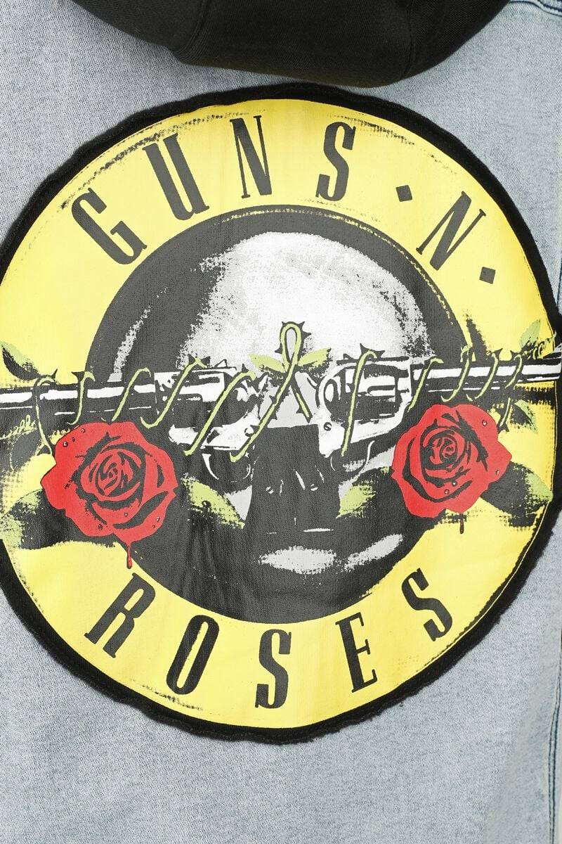 EMP "EMP Signature Collection" Jeansjacke Hellblau/schwarz Von Guns N' Roses