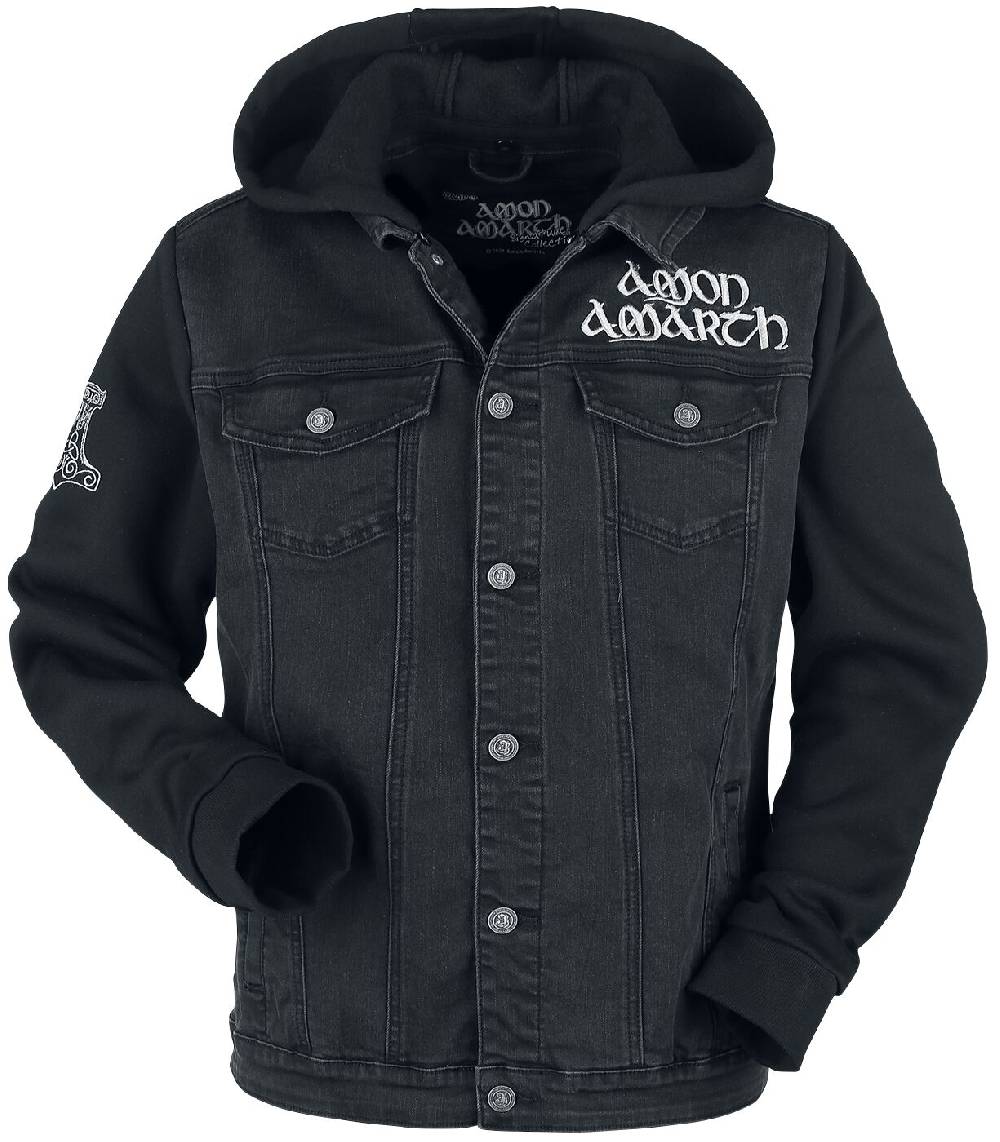 EMP "EMP Signature Collection" Jeansjacke schwarz von Amon Amarth