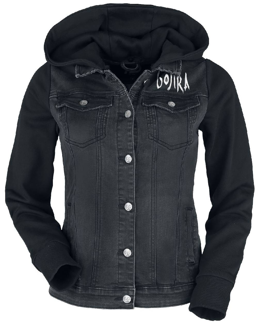 EMP "EMP Signature Collection" Jeansjacke schwarz von Gojira