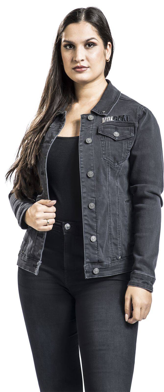 EMP "EMP Signature Collection" Jeansjacke Schwarz Von Volbeat