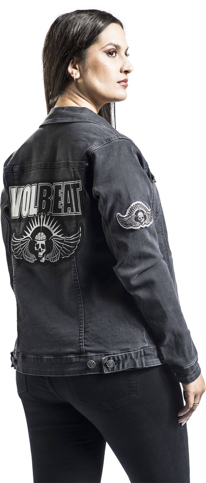 EMP "EMP Signature Collection" Jeansjacke Schwarz Von Volbeat