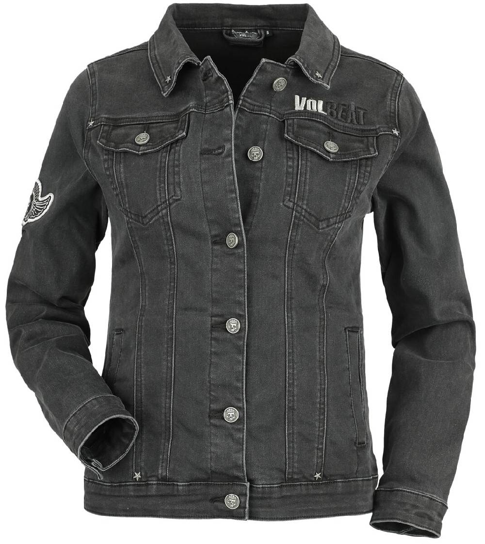 EMP "EMP Signature Collection" Jeansjacke schwarz von Volbeat