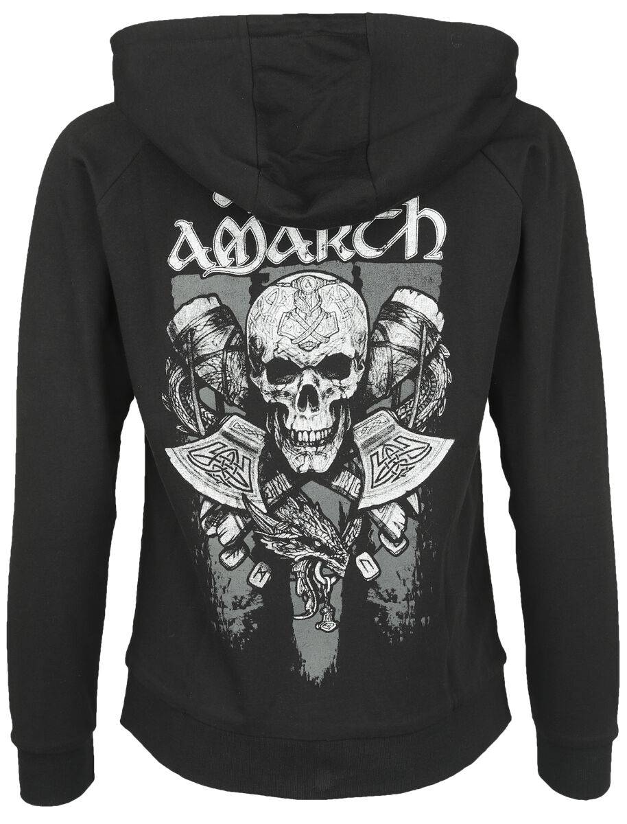 EMP "EMP Signature Collection" Kapuzenjacke Schwarz/dunkelgrau Von Amon Amarth