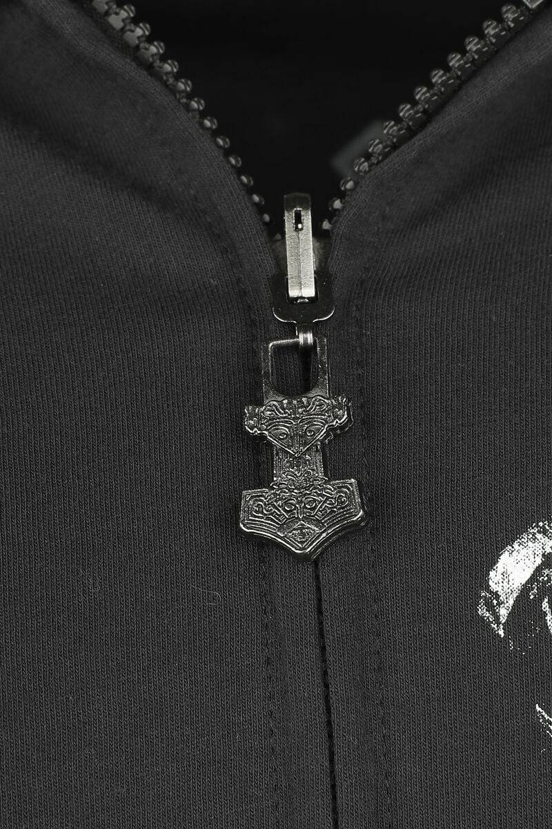 EMP "EMP Signature Collection" Kapuzenjacke Schwarz/dunkelgrau Von Amon Amarth