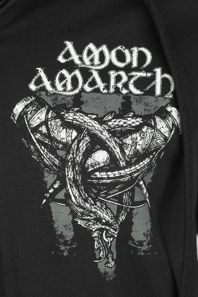 EMP "EMP Signature Collection" Kapuzenjacke Schwarz/dunkelgrau Von Amon Amarth