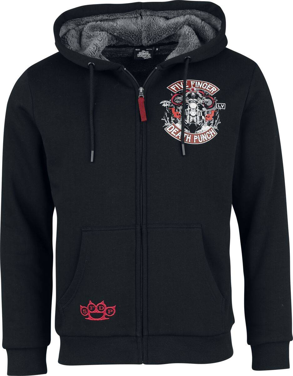 EMP "EMP Signature Collection" Kapuzenjacke schwarz/grau von Five Finger Death Punch