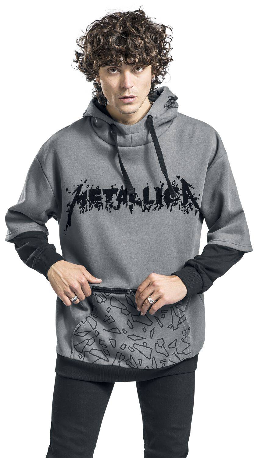 EMP "EMP Signature Collection" Kapuzenpullover Grau/schwarz Von Metallica
