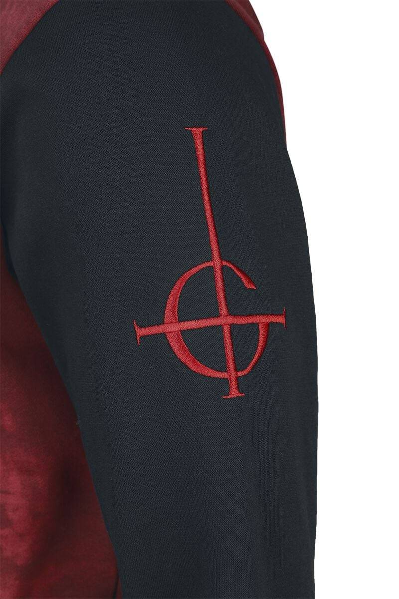 EMP "EMP Signature Collection" Kapuzenpullover Schwarz/dunkelrot Von Ghost
