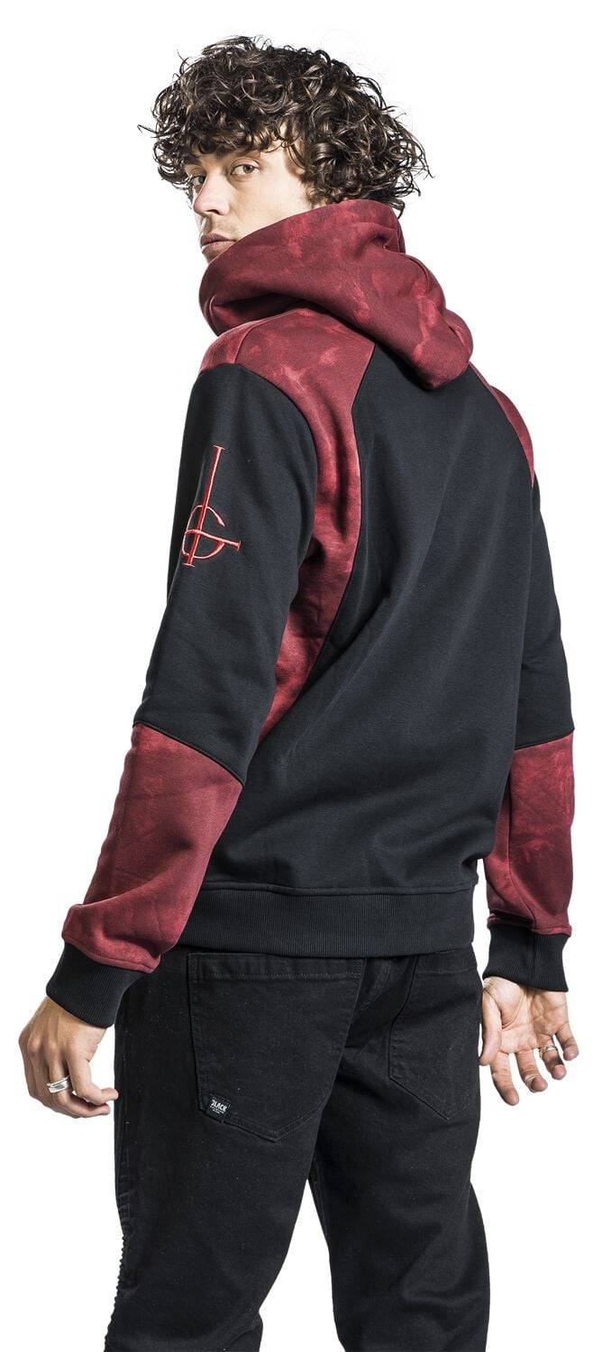 EMP "EMP Signature Collection" Kapuzenpullover Schwarz/dunkelrot Von Ghost