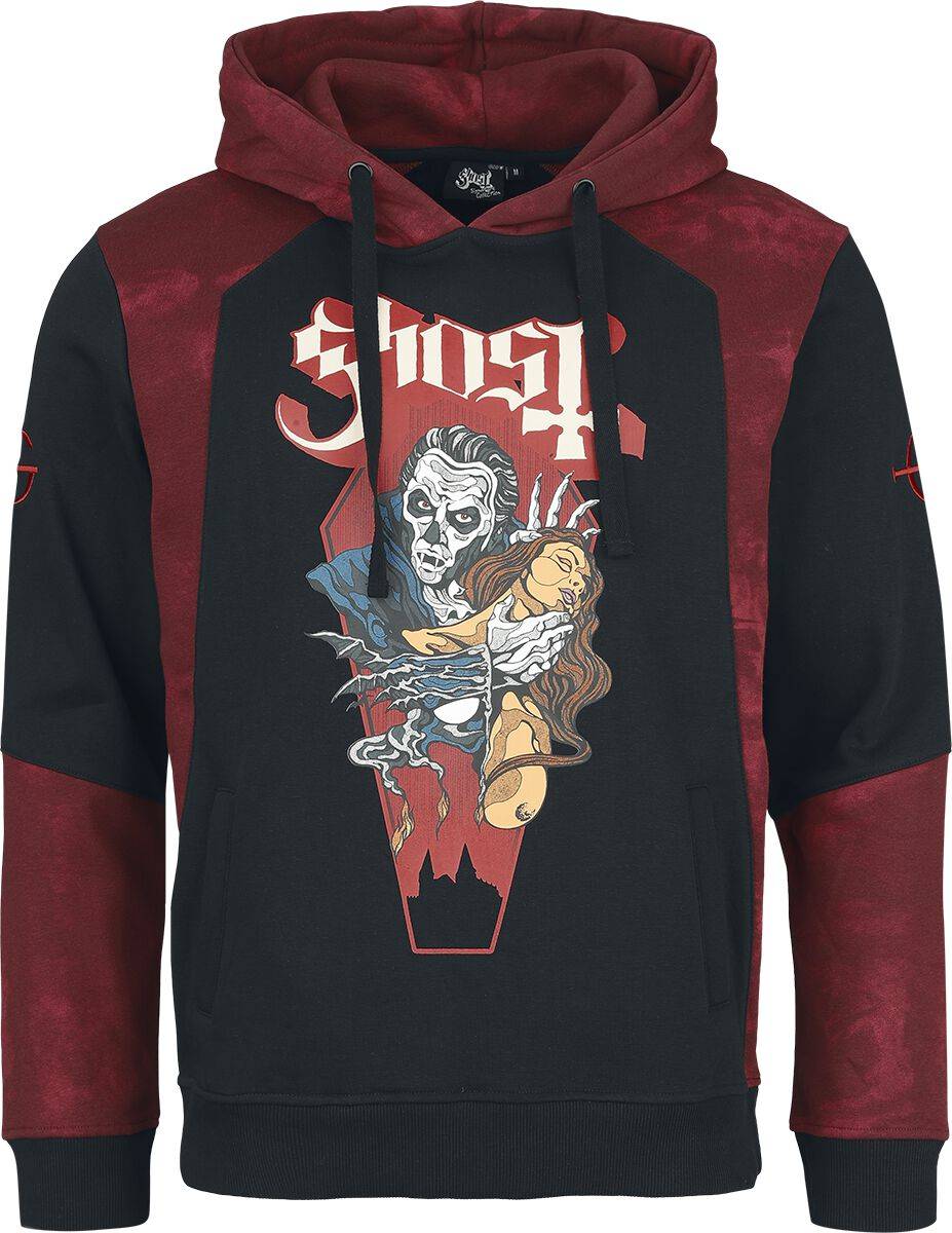 EMP "EMP Signature Collection" Kapuzenpullover schwarz/dunkelrot von Ghost
