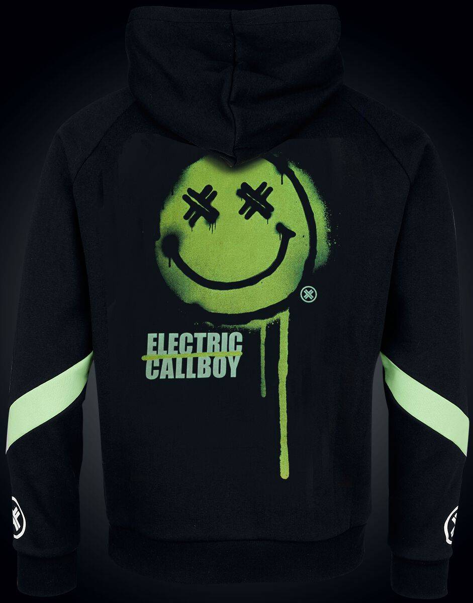 EMP "EMP Signature Collection" Kapuzenpullover Schwarz/grün Von Electric Callboy
