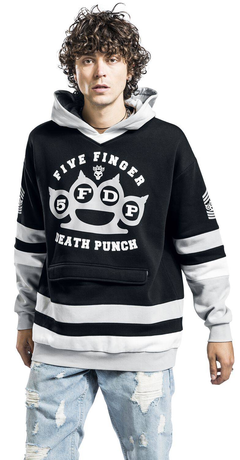 EMP "EMP Signature Collection" Kapuzenpullover Weiß/schwarz/grau Von Five Finger Death Punch