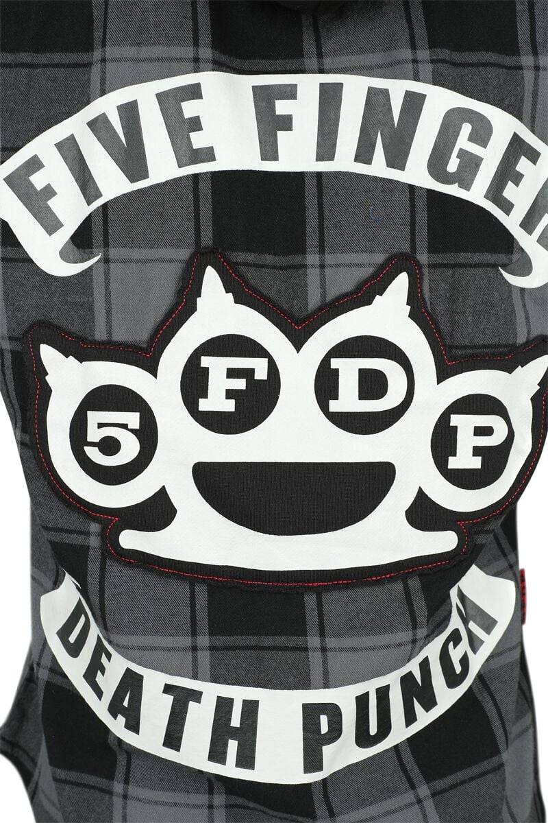 EMP "EMP Signature Collection" Kurzarmhemd Schwarz/grau Von Five Finger Death Punch