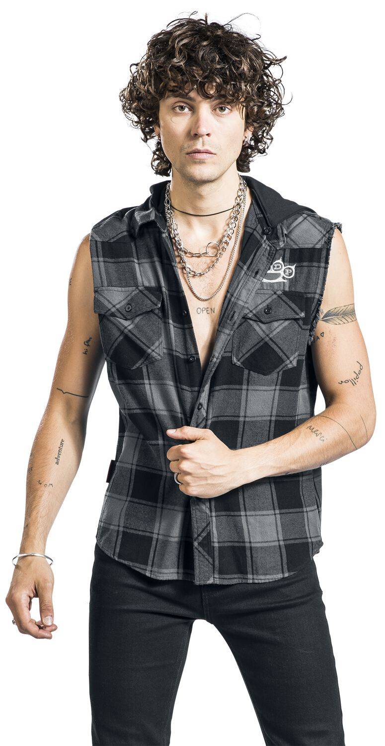 EMP "EMP Signature Collection" Kurzarmhemd Schwarz/grau Von Five Finger Death Punch