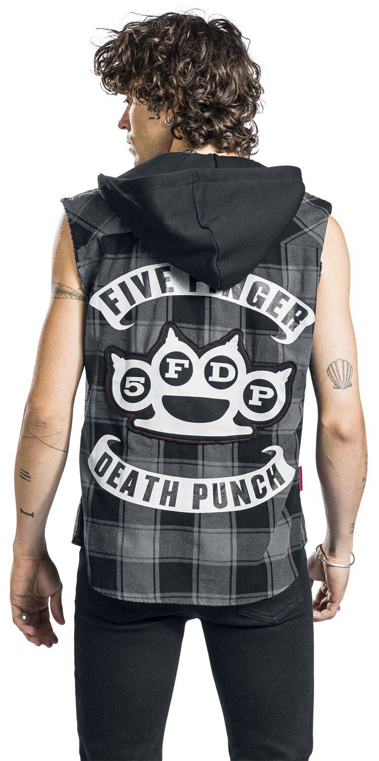 EMP "EMP Signature Collection" Kurzarmhemd Schwarz/grau Von Five Finger Death Punch