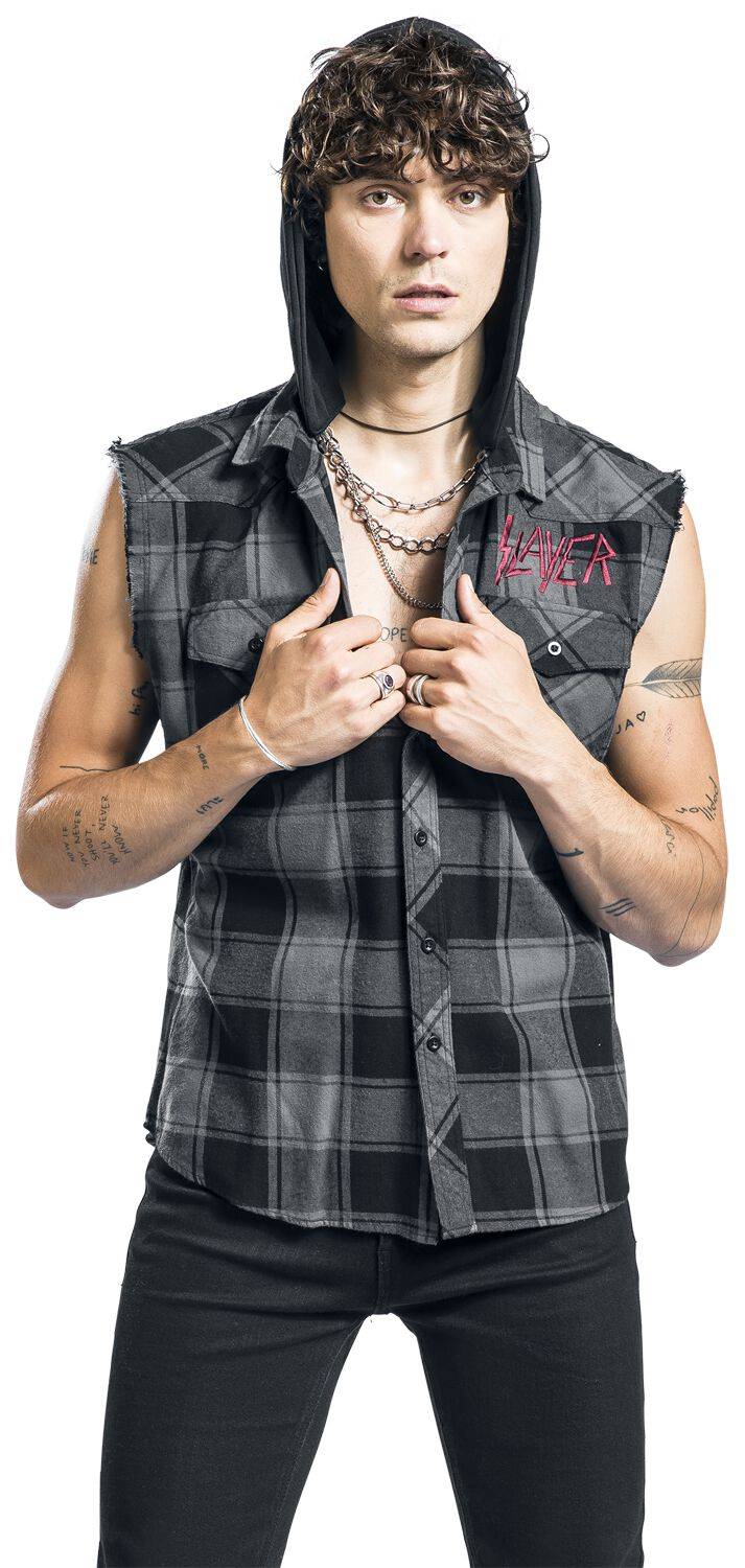 EMP "EMP Signature Collection" Kurzarmhemd Schwarz/grau Von Slayer