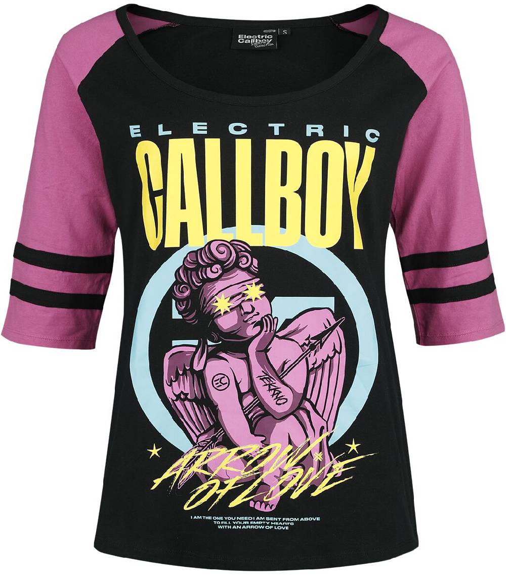 EMP "EMP Signature Collection" Langarmshirt schwarz/pink von Electric Callboy
