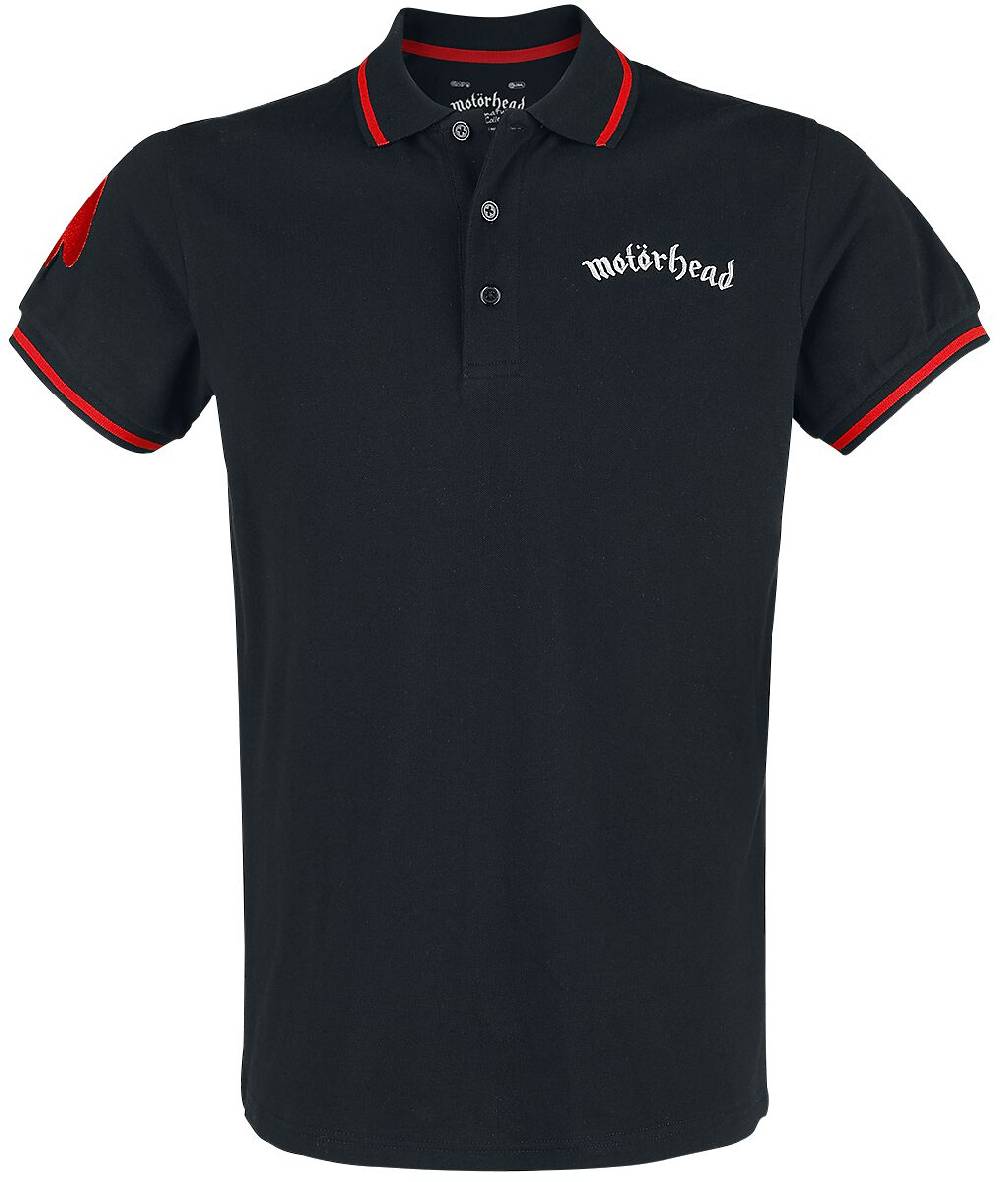 EMP "EMP Signature Collection" Poloshirt schwarz/rot von Motörhead