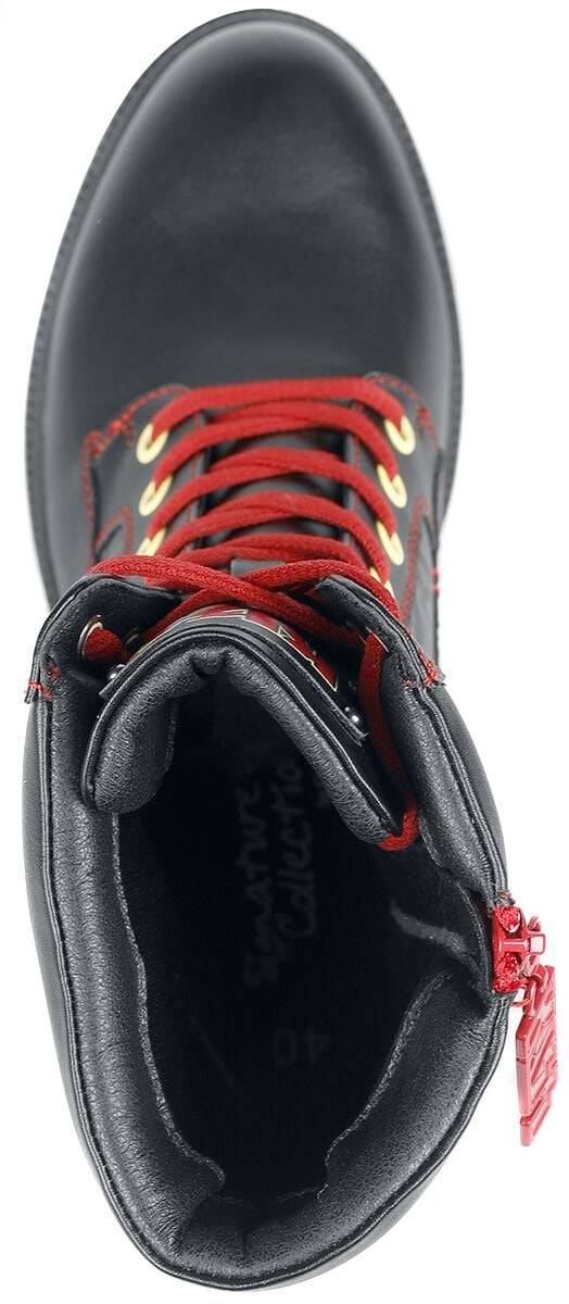 EMP "EMP Signature Collection" Schnürstiefel Schwarz/rot Von Kiss