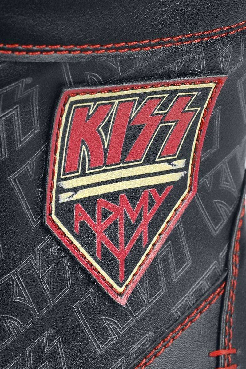 EMP "EMP Signature Collection" Schnürstiefel Schwarz/rot Von Kiss