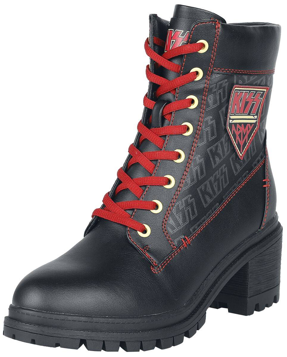 EMP "EMP Signature Collection" Schnürstiefel schwarz/rot von Kiss
